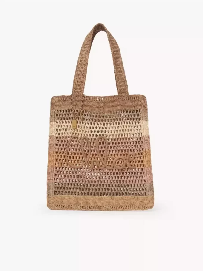 Summer Banana tote bag in raffia Summer Banana tote bag in raffia