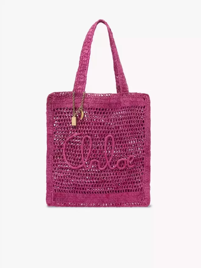Summer Banana tote bag in raffia Summer Banana tote bag in raffia