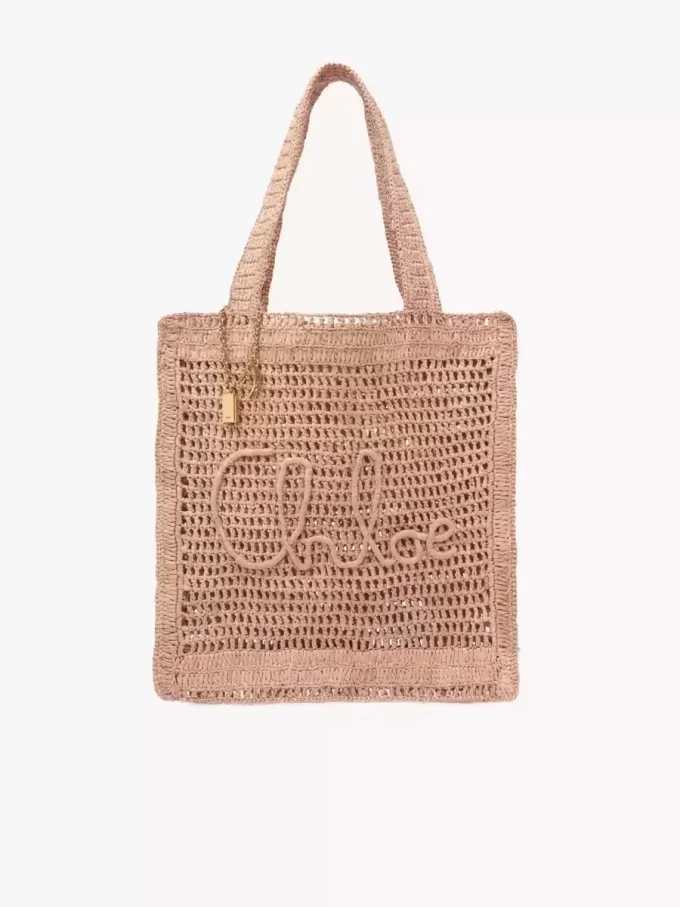 Summer Banana tote bag in raffia Summer Banana tote bag in raffia