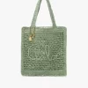 Summer Banana tote bag in raffia