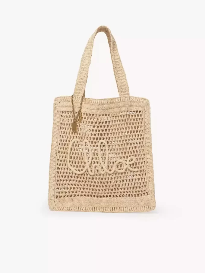 Summer Banana tote bag in raffia Summer Banana tote bag in raffia