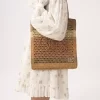 Summer Banana tote bag in raffia Summer Banana tote bag in raffia