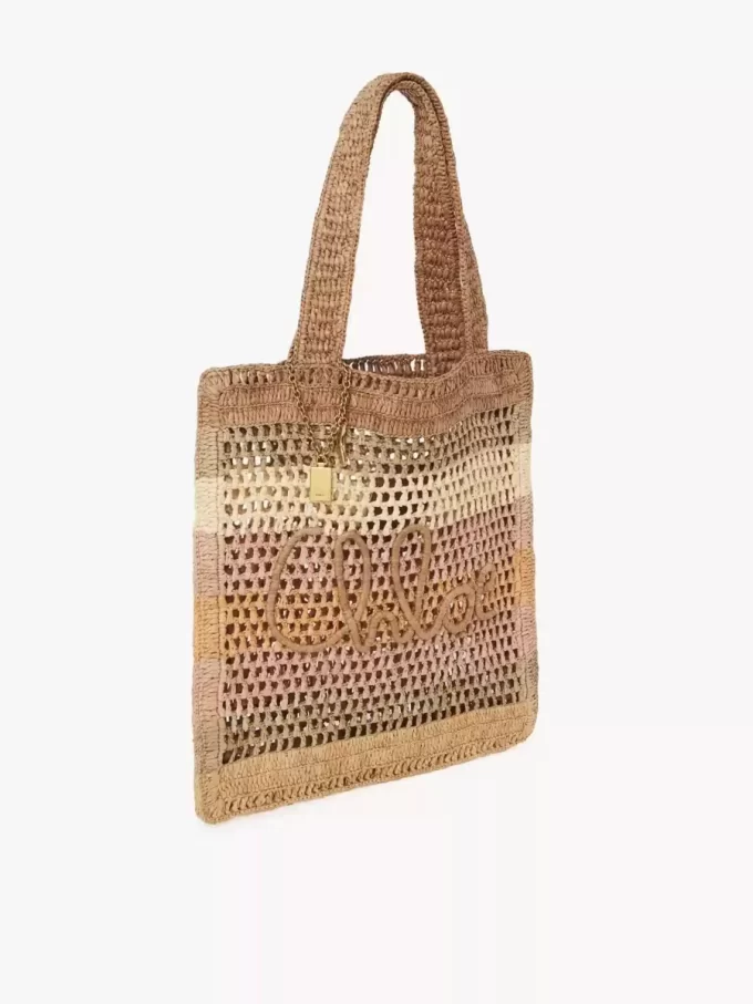 Summer Banana tote bag in raffia Summer Banana tote bag in raffia