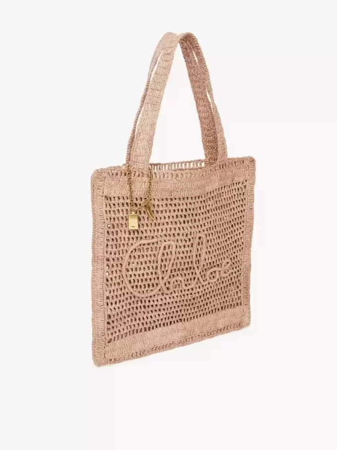 Summer Banana tote bag in raffia Summer Banana tote bag in raffia
