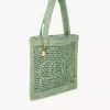 Summer Banana tote bag in raffia