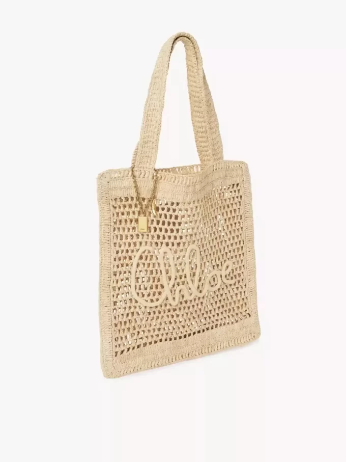 Summer Banana tote bag in raffia Summer Banana tote bag in raffia