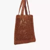 Summer Banana tote bag in raffia