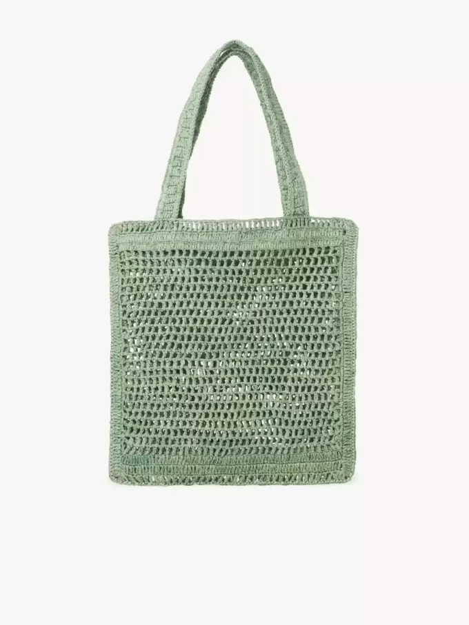 Summer Banana tote bag in raffia
