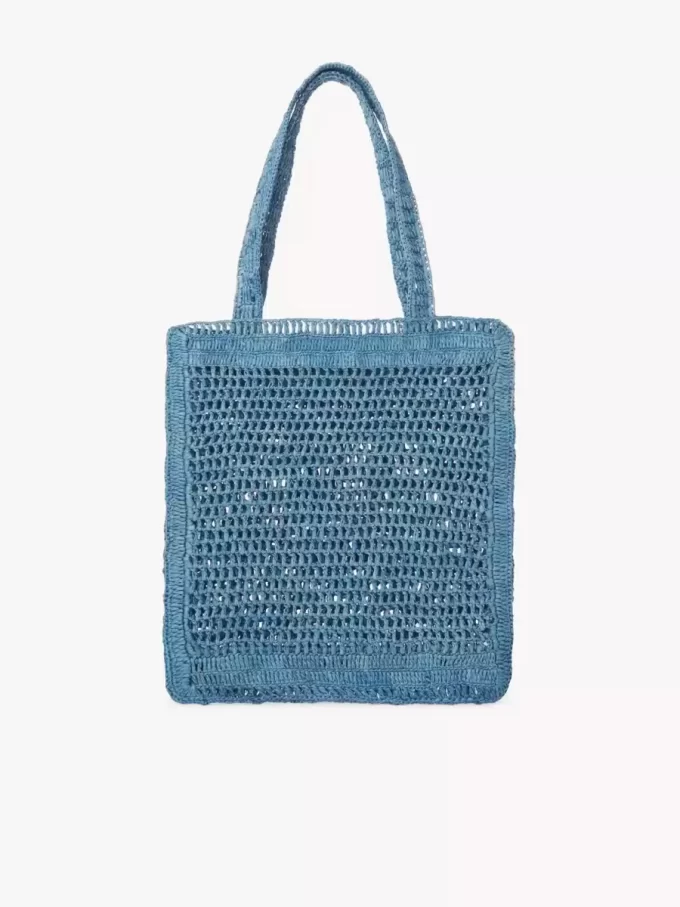 Summer Banana tote bag in raffia
