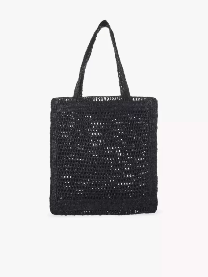 Summer Banana tote bag in raffia