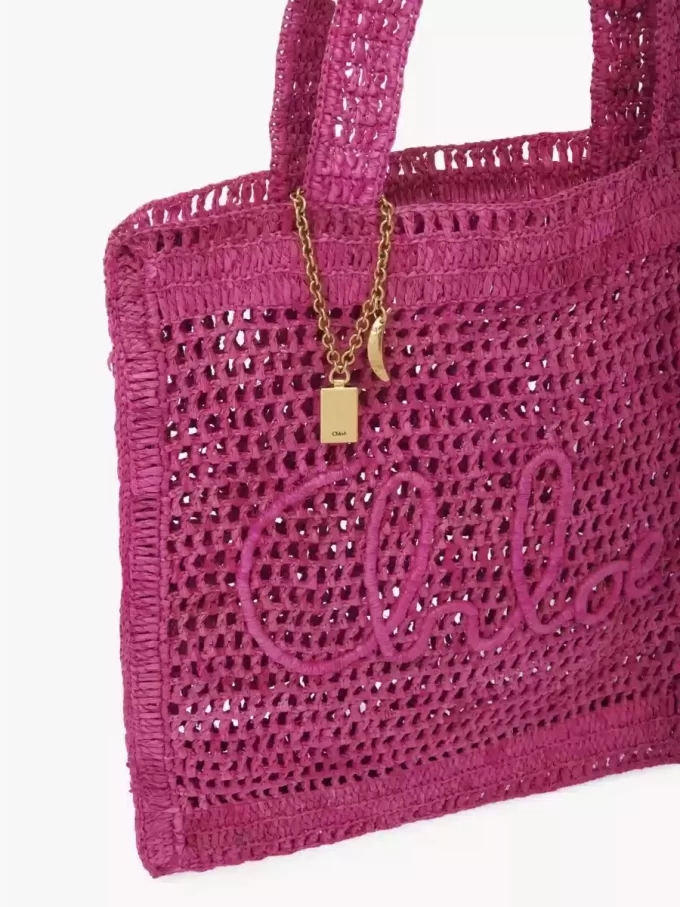 Summer Banana tote bag in raffia Summer Banana tote bag in raffia