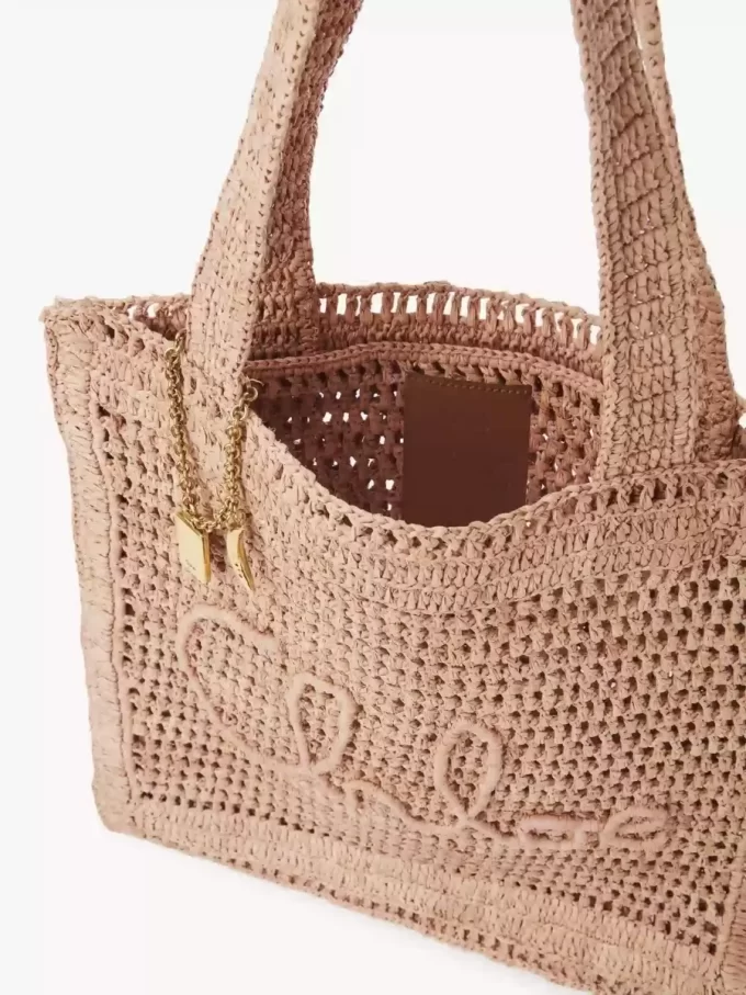 Summer Banana tote bag in raffia Summer Banana tote bag in raffia