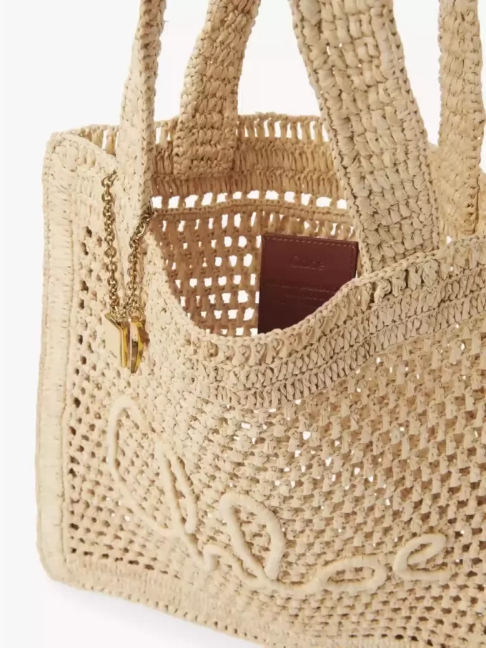 Summer Banana tote bag in raffia Summer Banana tote bag in raffia