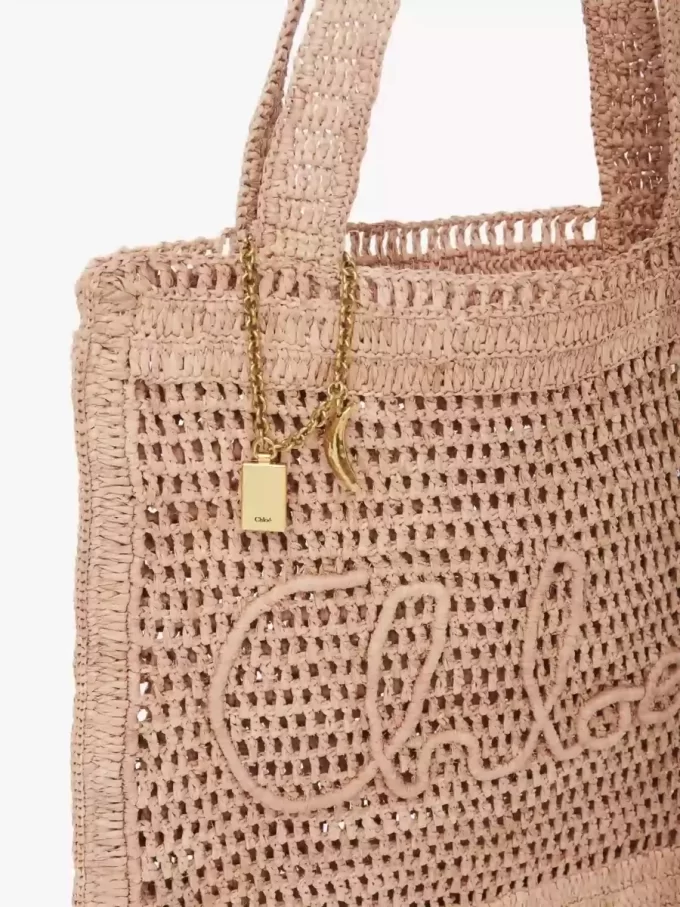 Summer Banana tote bag in raffia Summer Banana tote bag in raffia