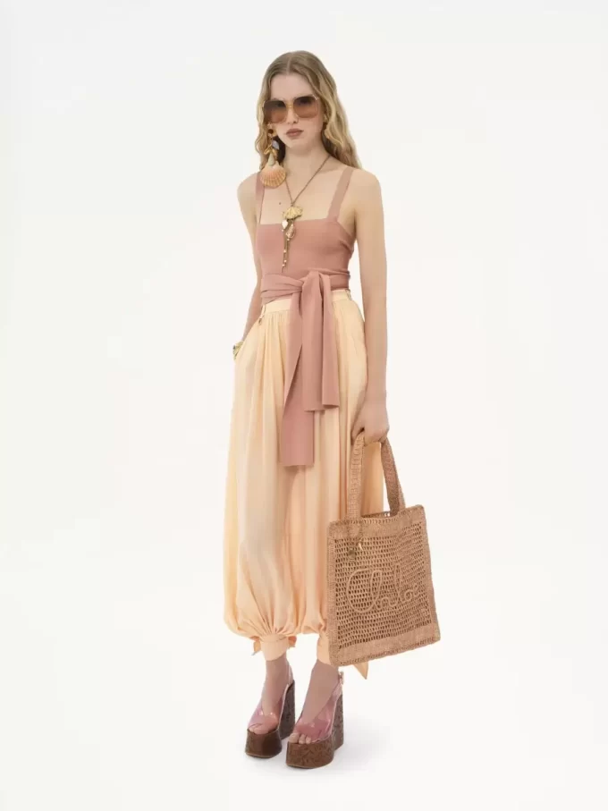 Summer Banana tote bag in raffia Summer Banana tote bag in raffia