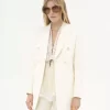 Tailored jacket in cotton-mix jacquard Tailored jacket in cotton-mix jacquard