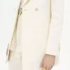 Tailored jacket in cotton-mix jacquard Tailored jacket in cotton-mix jacquard