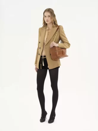 Tailored jacket in wool grain de poudre Tailored jacket in wool grain de poudre