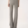 Tailored pants in chiné wool