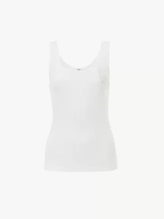 Tank top in cotton jersey