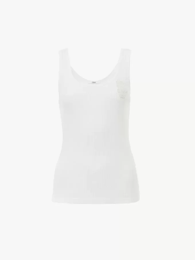 Tank top in cotton jersey Tank top in cotton jersey