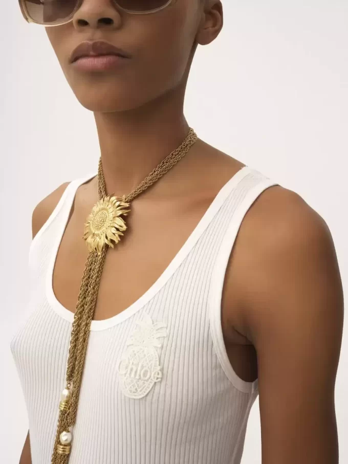 Tank top in cotton jersey Tank top in cotton jersey