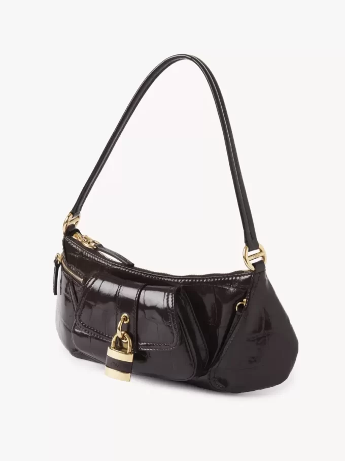 The 99 shoulder bag in croco-effect leather The 99 shoulder bag in croco-effect leather