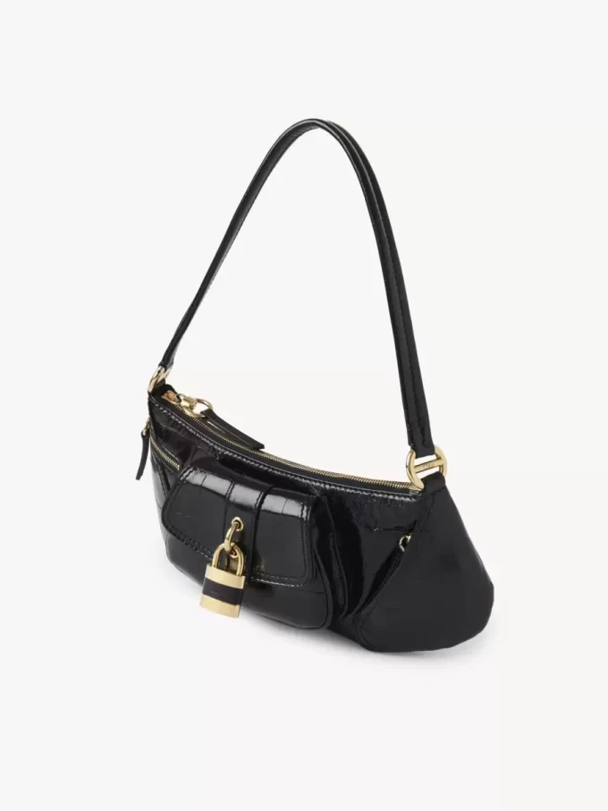 The 99 shoulder bag in croco-effect leather The 99 shoulder bag in croco-effect leather