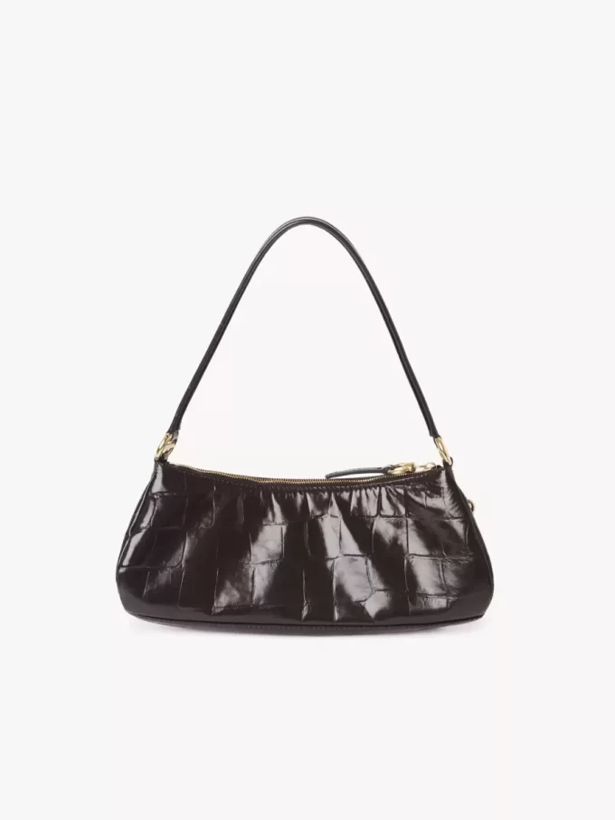 The 99 shoulder bag in croco-effect leather The 99 shoulder bag in croco-effect leather