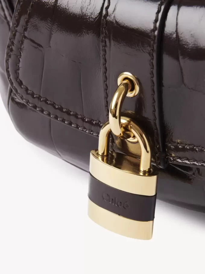 The 99 shoulder bag in croco-effect leather The 99 shoulder bag in croco-effect leather