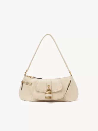 The 99 shoulder bag in grained leather The 99 shoulder bag in grained leather