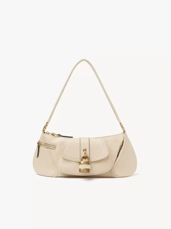 The 99 shoulder bag in grained leather The 99 shoulder bag in grained leather