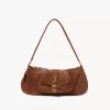 The 99 shoulder bag in grained leather The 99 shoulder bag in grained leather