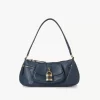 The 99 shoulder bag in grained leather The 99 shoulder bag in grained leather