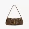 The 99 shoulder bag in grained leather The 99 shoulder bag in grained leather