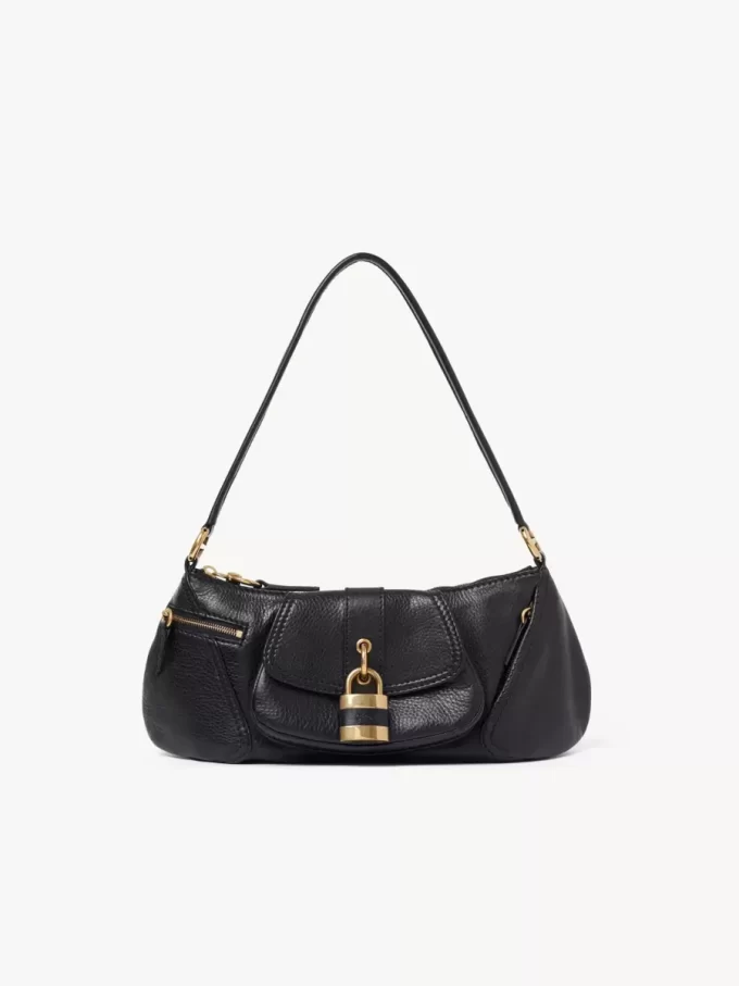 The 99 shoulder bag in grained leather The 99 shoulder bag in grained leather