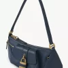 The 99 shoulder bag in grained leather The 99 shoulder bag in grained leather