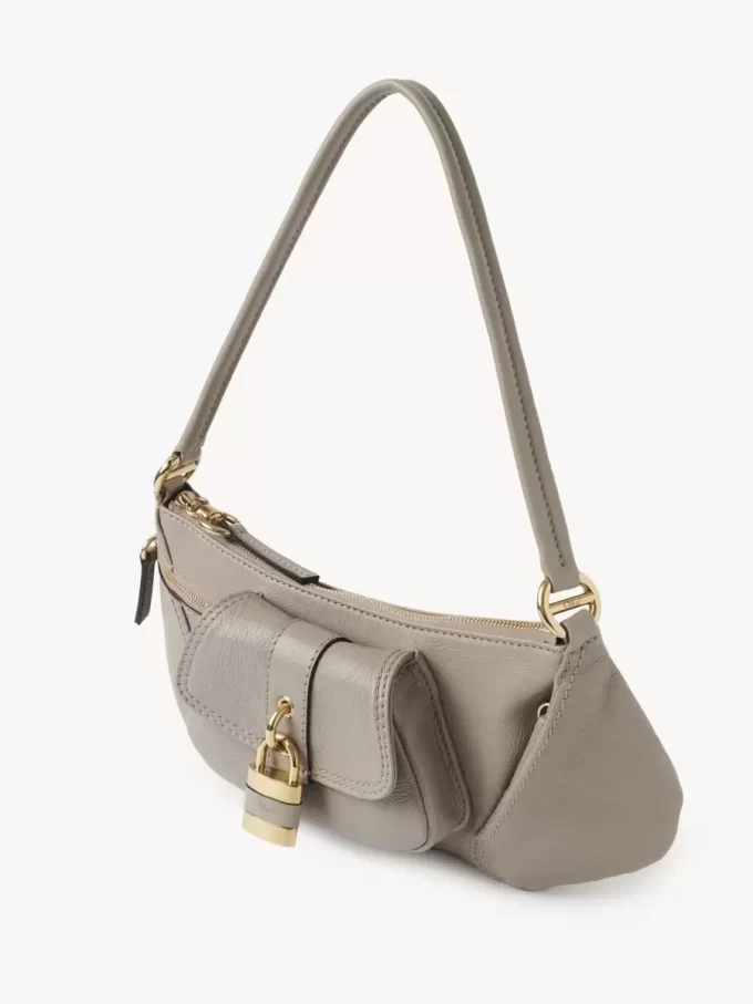 The 99 shoulder bag in grained leather The 99 shoulder bag in grained leather