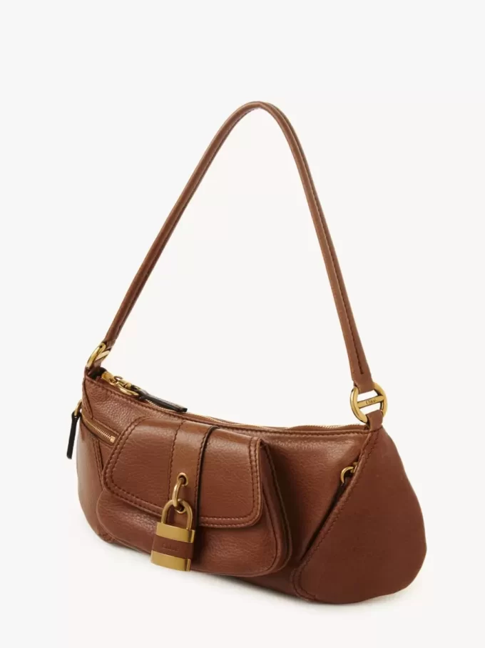 The 99 shoulder bag in grained leather The 99 shoulder bag in grained leather