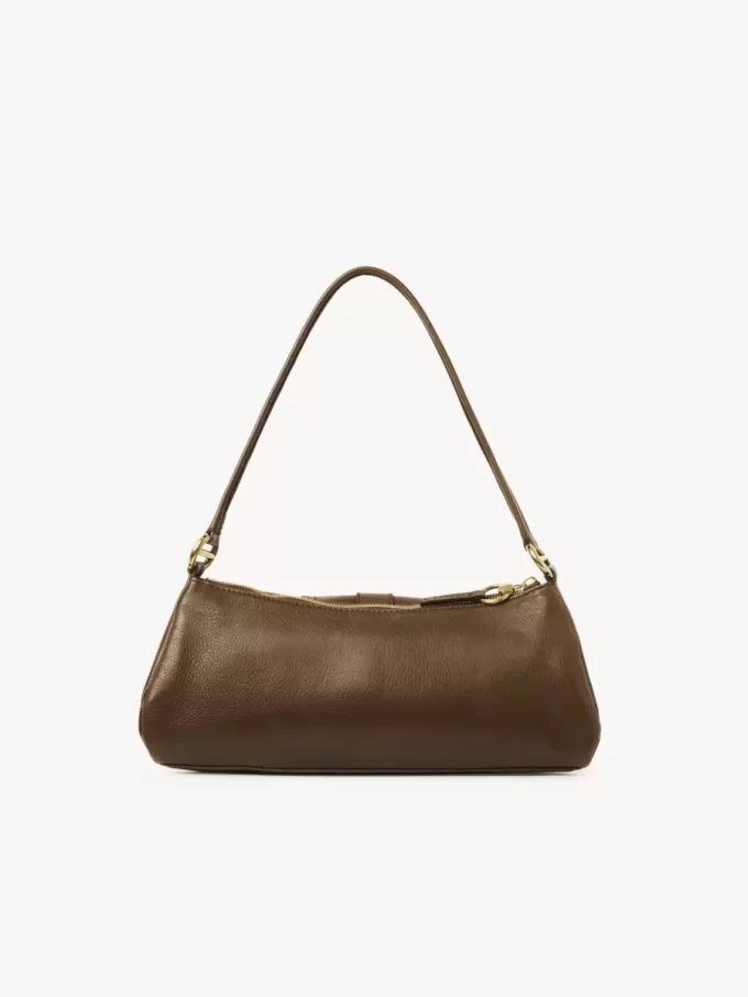 The 99 shoulder bag in grained leather The 99 shoulder bag in grained leather