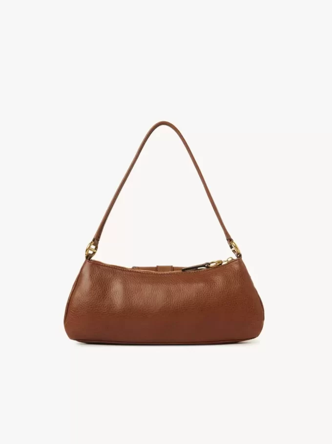 The 99 shoulder bag in grained leather The 99 shoulder bag in grained leather