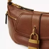 The 99 shoulder bag in grained leather The 99 shoulder bag in grained leather