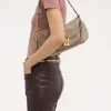The 99 shoulder bag in grained leather The 99 shoulder bag in grained leather