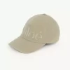 The Chloé Essentials cap in washed cotton The Chloé Essentials cap in washed cotton