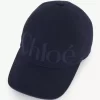 The Chloé Essentials cap in washed cotton The Chloé Essentials cap in washed cotton