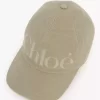 The Chloé Essentials cap in washed cotton The Chloé Essentials cap in washed cotton