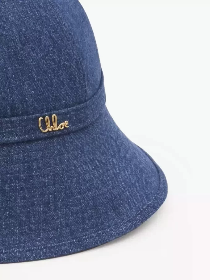 The Chloé Iconic bucket hat in denim