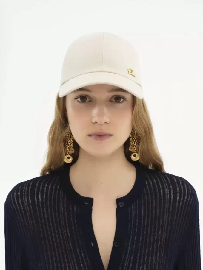 The Chloé Iconic cap in cotton canvas