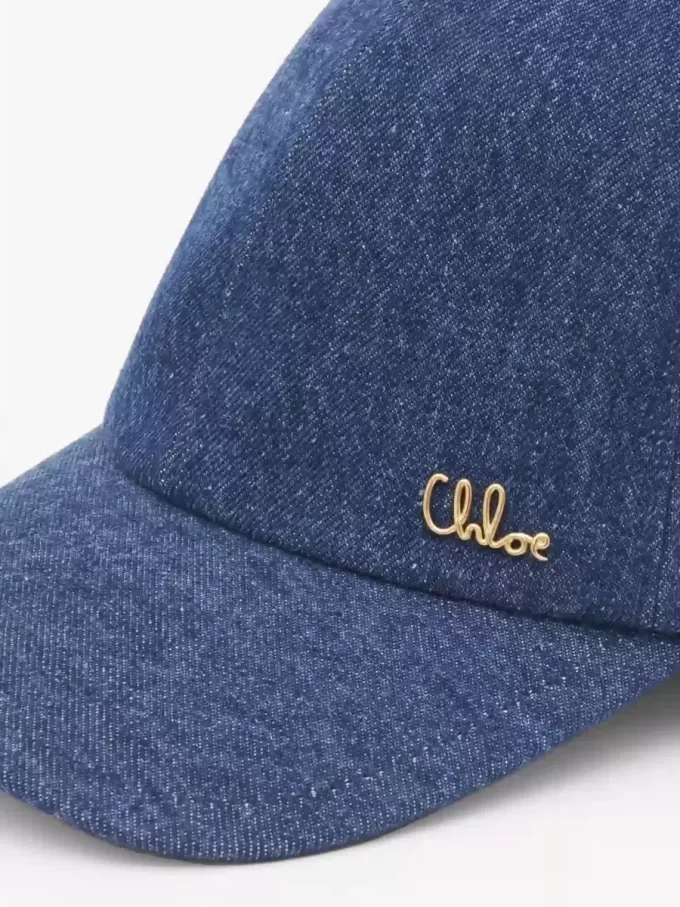 The Chloé Iconic cap in denim