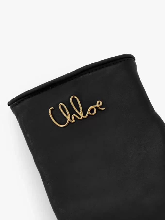 The Chloé Iconic gloves in leather